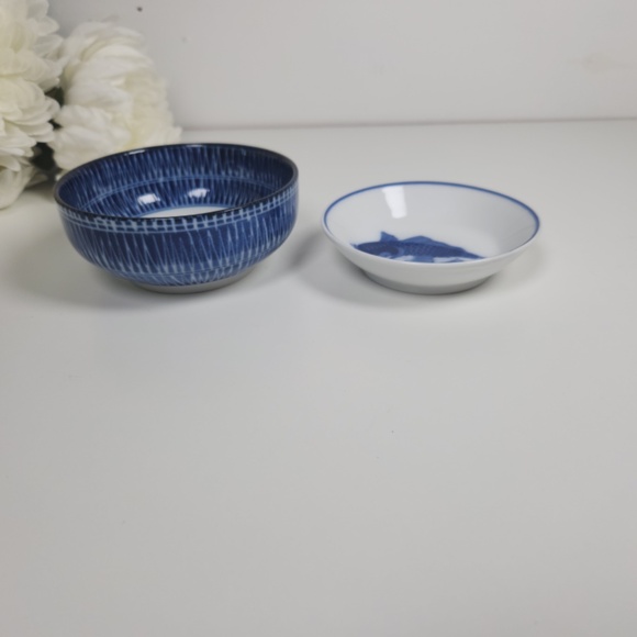 Cheng's White Jade Porcelain Koi Fish Sauce Bowl and Rice Bowl Replacement Piece - Picture 4 of 7